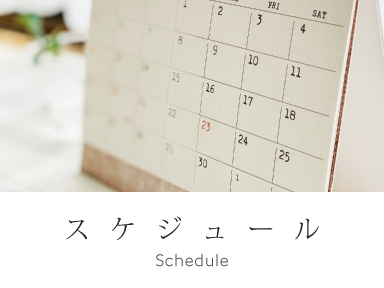 スケジュール